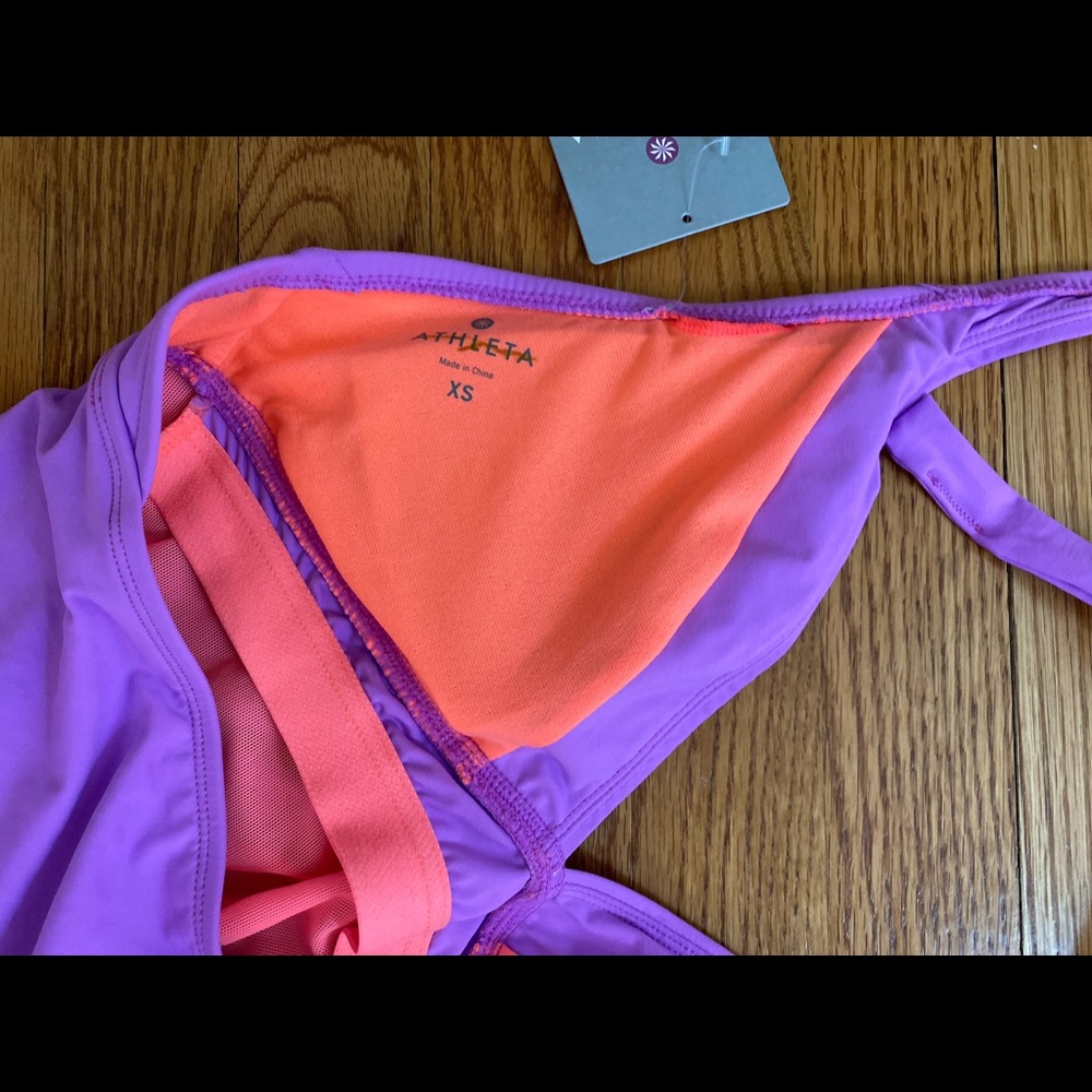 Althleta Shirrendipty Swim Dress - purple Worn Once! - Picture 6 of 9